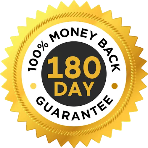 Trimology 180-Day Money Back Guarantee Badge