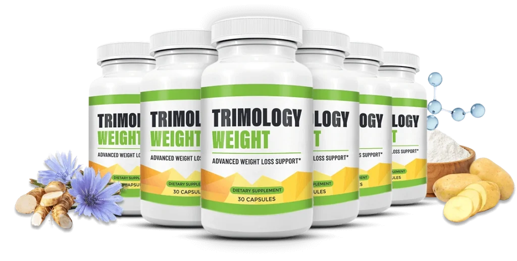 Trimology weight loss supplement six bottles bundle for advanced fat burning and metabolism support